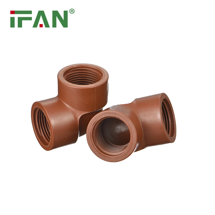 1/2"-2" 갈색 PPH 피팅