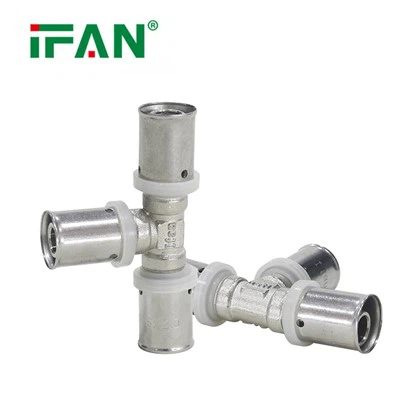 DIN 16892 16-32MM 스테인레스 스틸 실버 PEX 압입 피팅